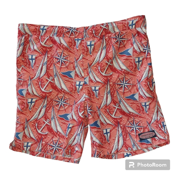 Vineyard Vines Men's Chappy Swim Trunks - Picture 2 of 12